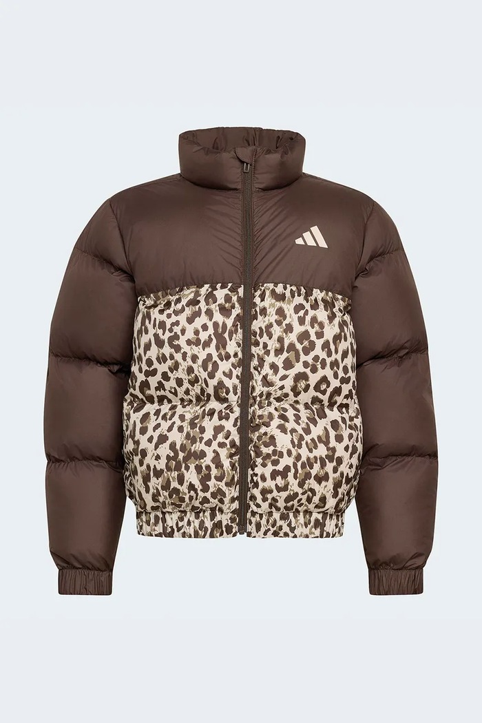 adidas καπιτονέ μπουφάν παιδικό KQ6169 καφέ AW26