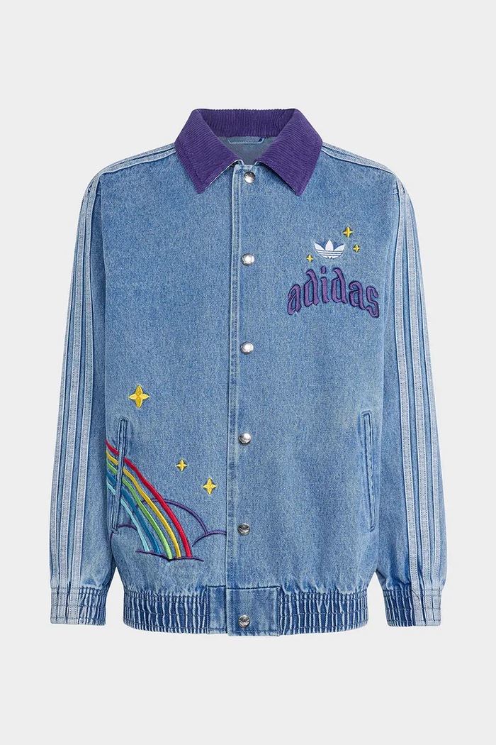 adidas Originals džínsová bunda detská KS1734 modrá AW26