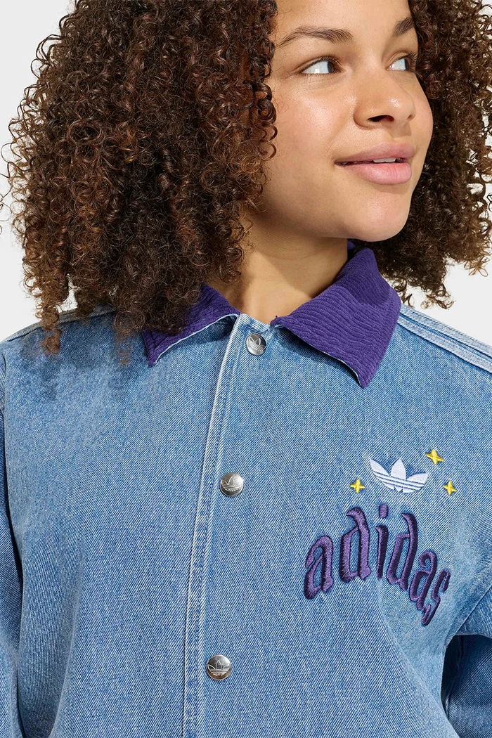 adidas Originals džínsová bunda detská KS1734 modrá