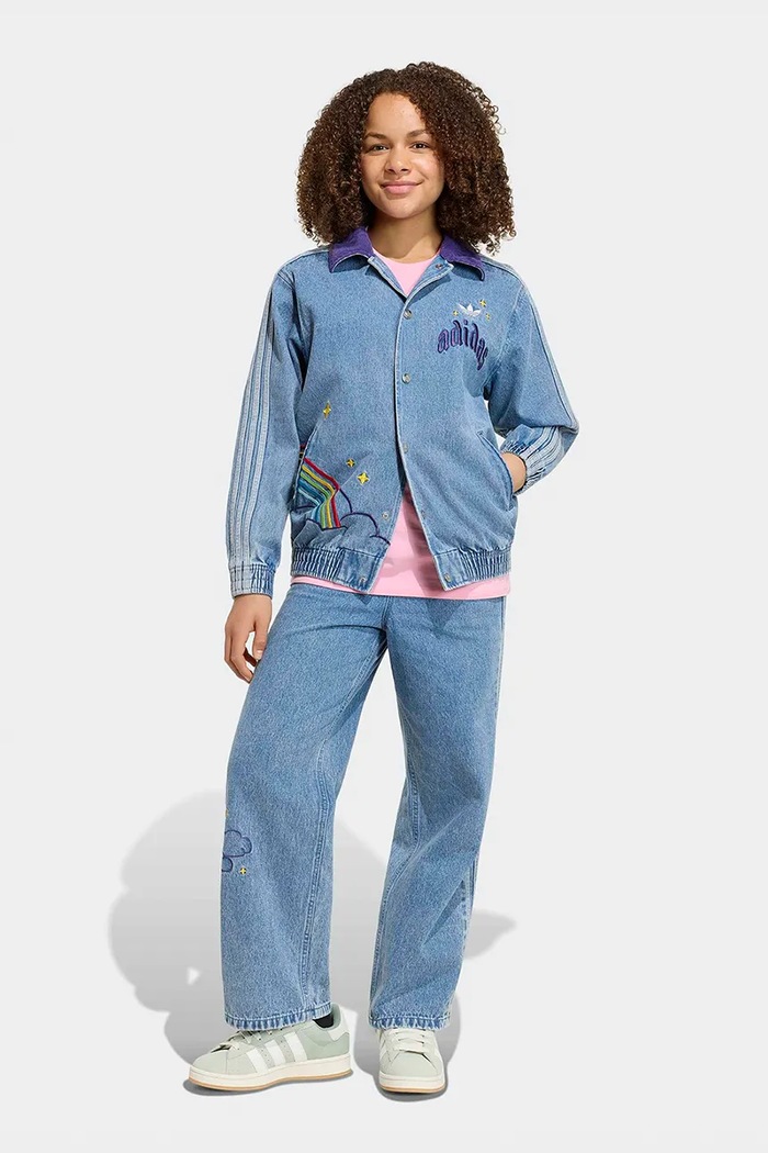 adidas Originals džínsová bunda detská KS1734
