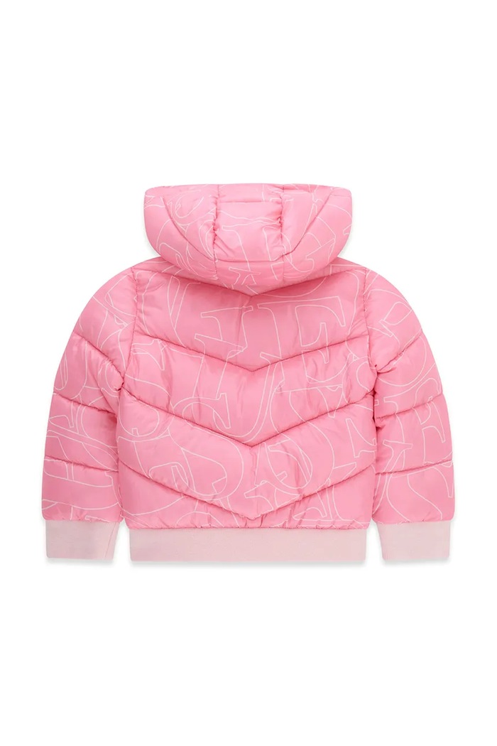Guess kurtka pikowana dziecięca K6YL04.W2597.9BY2 różowy AW26