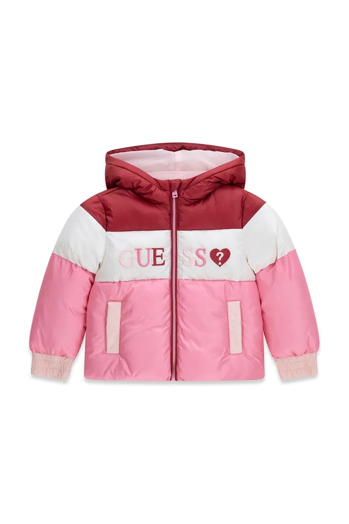 Guess kurtka dziecięca różowy K6YL01.W2576.9BY2