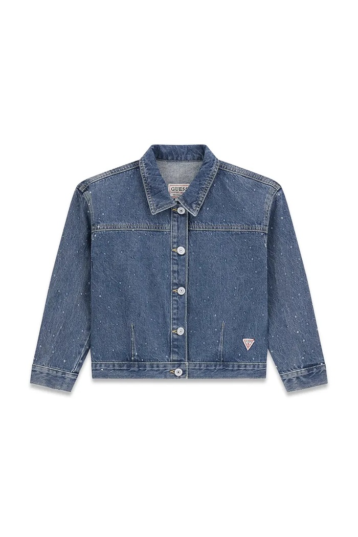 Guess kurtka przejściowa dziecięca jeansowa J6YL19.D1171.9BY2 niebieski AW26