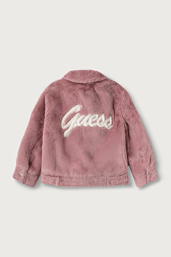 Guess преходно яке за деца J6YL13.K4223.9BY2 розов AW26