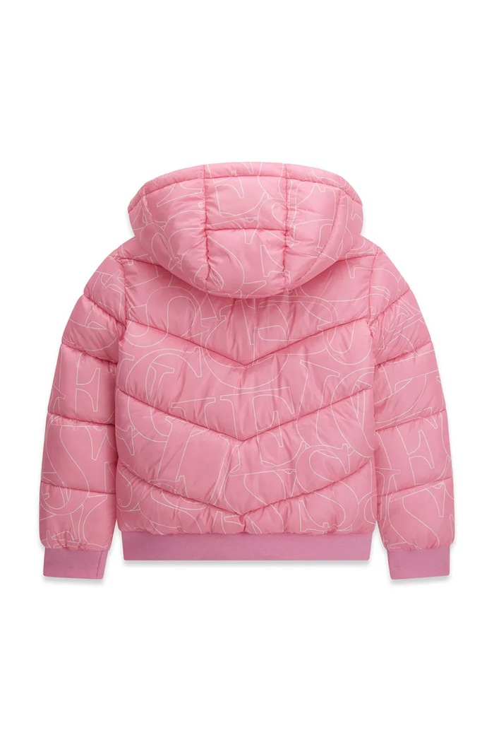 Guess kurtka pikowana dziecięca J6YL01.W2607.9BY2 różowy AW26