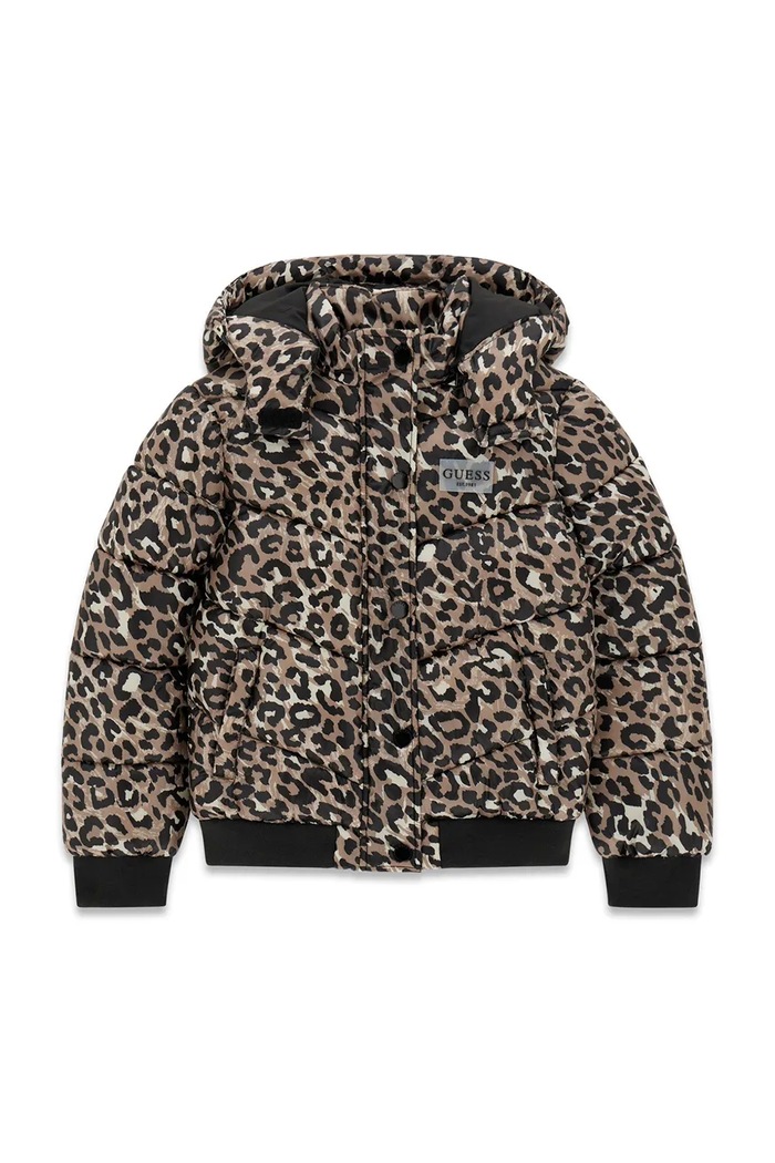 Guess kurtka pikowana dziecięca brązowy J6YL01.W2607.9BY2