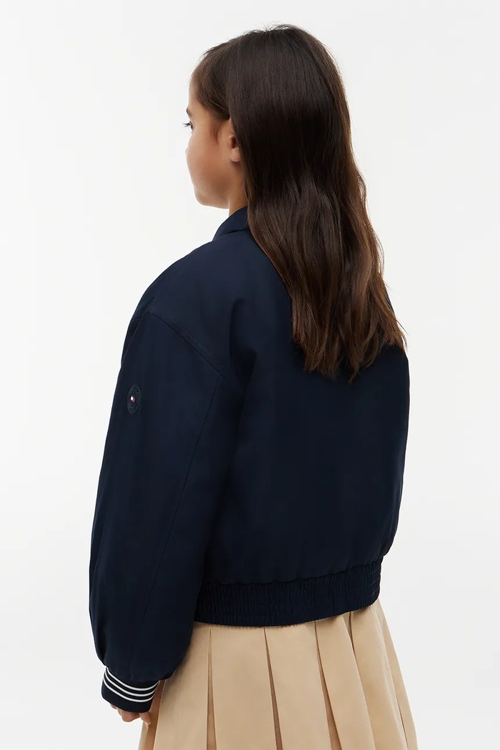 Tommy Hilfiger bomberka dziecięca niebieski KG0KG09410.9BY2