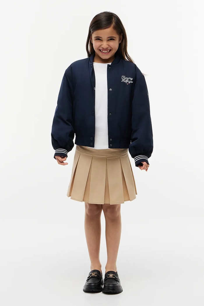 Tommy Hilfiger bomberka dziecięca KG0KG09410.9BY2 niebieski