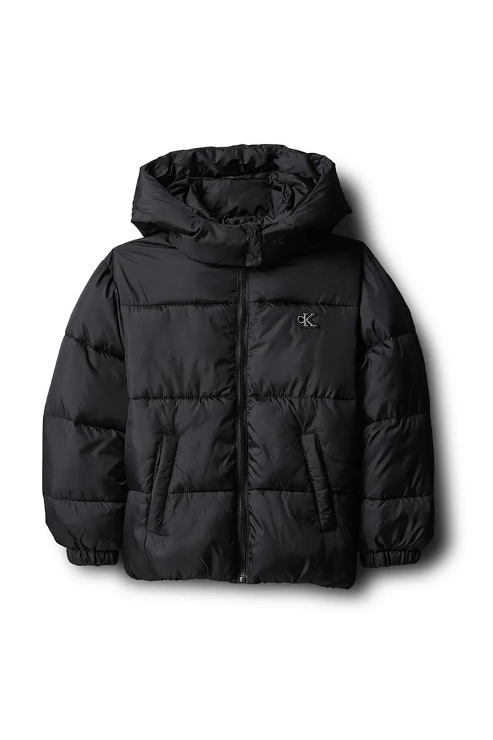 Calvin Klein Jeans kurtka pikowana dziecięca LVCKTJM02G.128.170.9BY2 czarny AW26