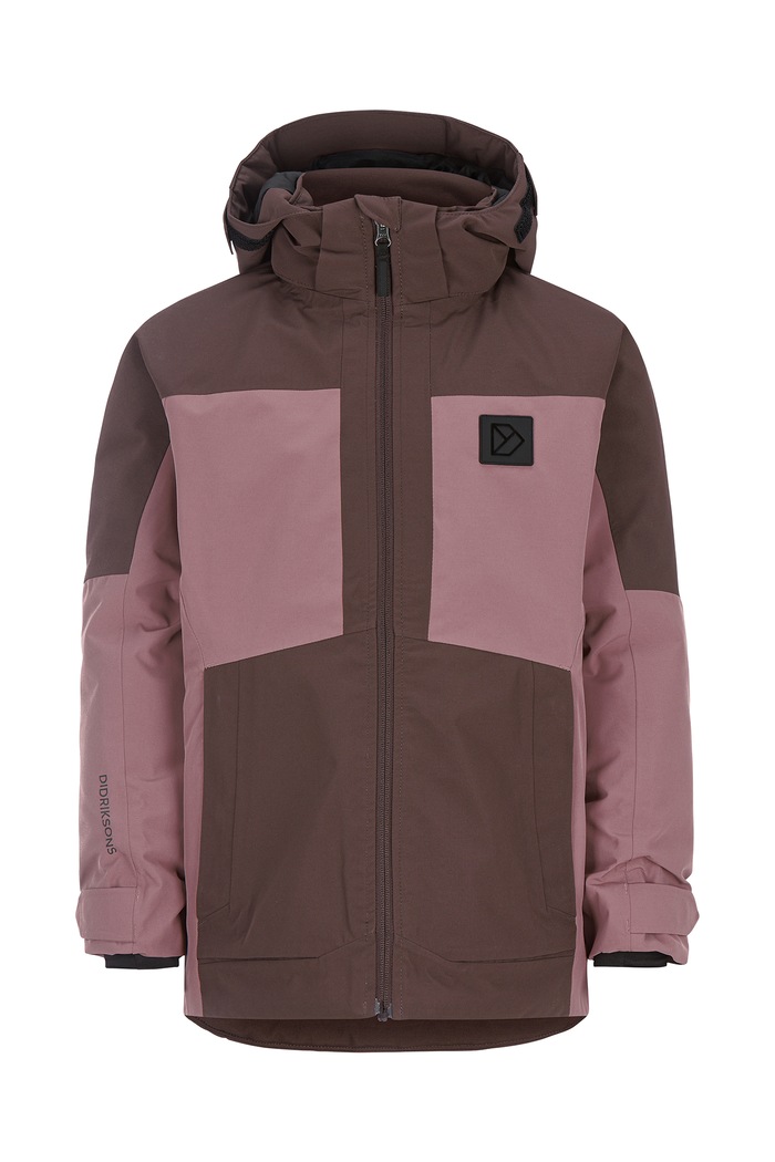 Didriksons Kurtka zimowa dziecięca DOLOMIT KIDS JKT 3 505990 brązowy AW26