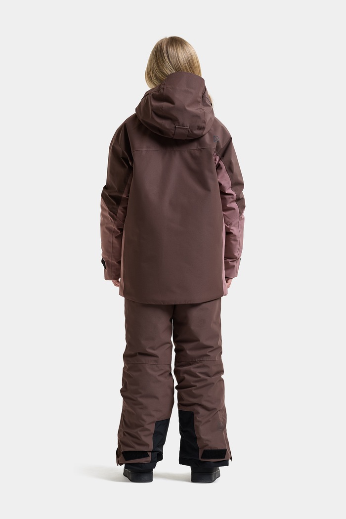 Kurtka zimowa dziecięca DOLOMIT KIDS JKT 3 Didriksons 505990 brązowy