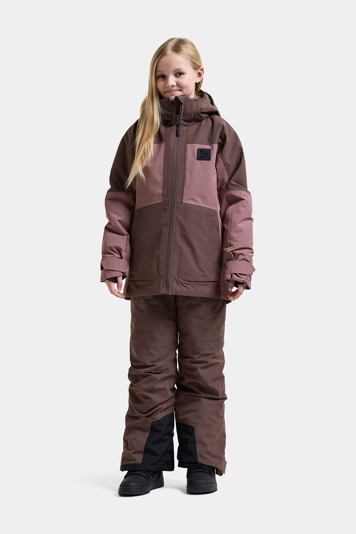 Kurtka zimowa dziecięca DOLOMIT KIDS JKT 3 Didriksons brązowy 505990