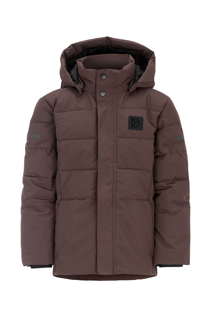 Didriksons Kurtka zimowa dziecięca SILIKAT KDS JACKET 505861 brązowy AW26