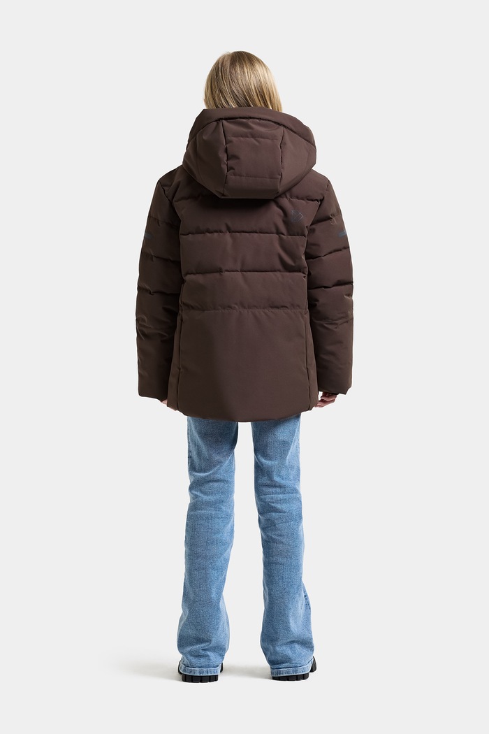 Kurtka zimowa dziecięca SILIKAT KDS JACKET Didriksons 505861 brązowy