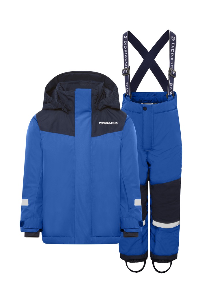 Didriksons Kombinezon narciarski dziecięcy SKARE KIDS SET 2 506313 niebieski AW26