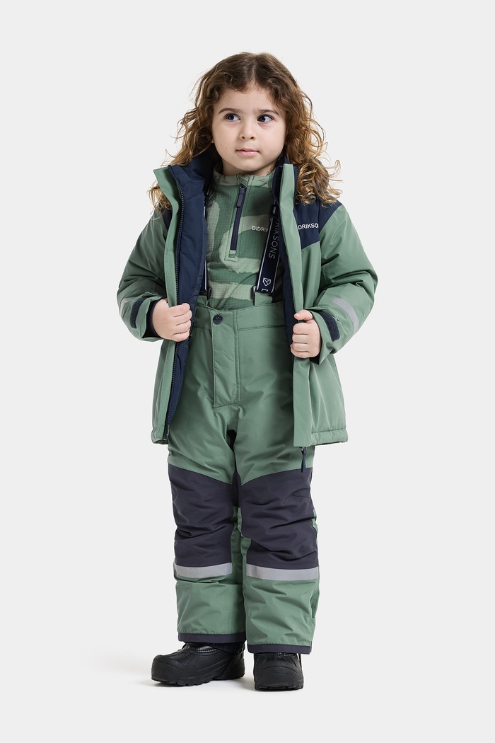 Didriksons Kombinezon narciarski dziecięcy SKARE KIDS SET 2 zielony 506313