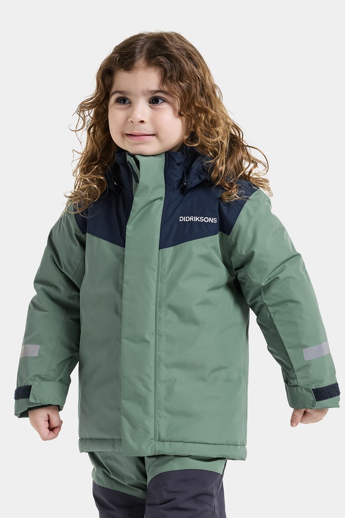 Kombinezon narciarski dziecięcy SKARE KIDS SET 2 Didriksons 506313 zielony