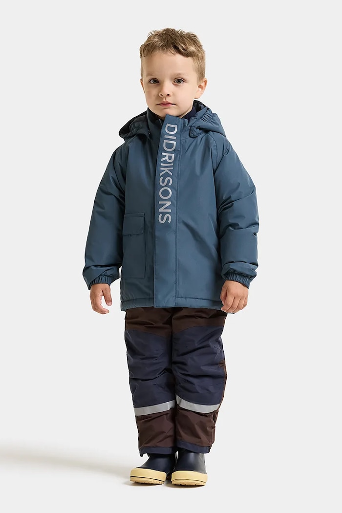 Kurtka przeciwdeszczowa dziecięca TALVI KIDS JKT 2 Didriksons 506324 niebieski