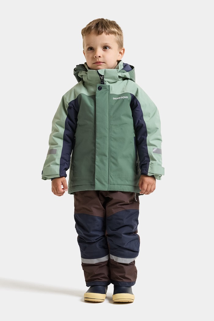 Kurtka zimowa dziecięca NEPTUN KIDS JKT 5 Didriksons zielony 506294