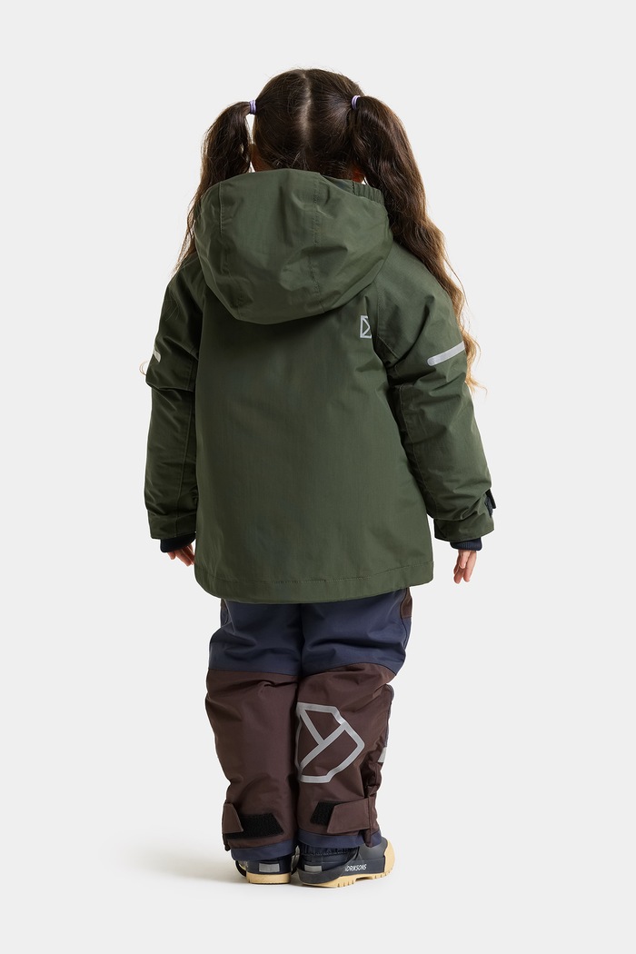 Kurtka zimowa dziecięca FALKEN KIDS JKT 2 Didriksons 506307 zielony