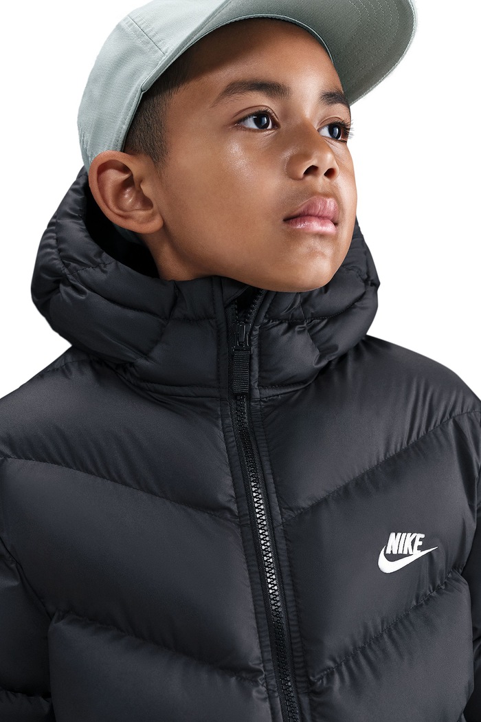 Kurtka pikowana dziecięca Nike Sportswear All Day Play Nike HQ4976 czarny