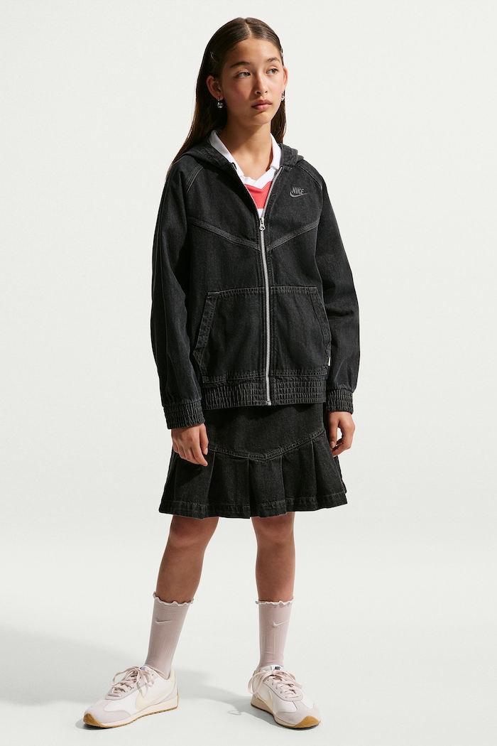 Nike Kurtka dziecięca bawełniana Nike Sportswear Collection IF2306 czarny AW26