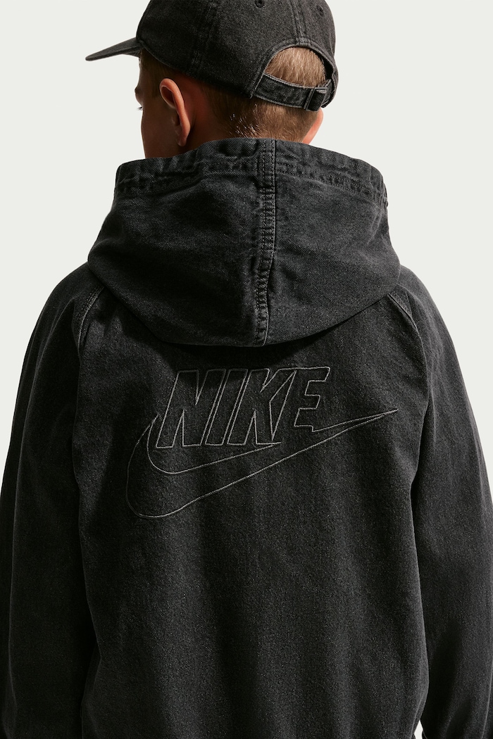 Kurtka dziecięca bawełniana Nike Sportswear Collection Nike czarny IF2306