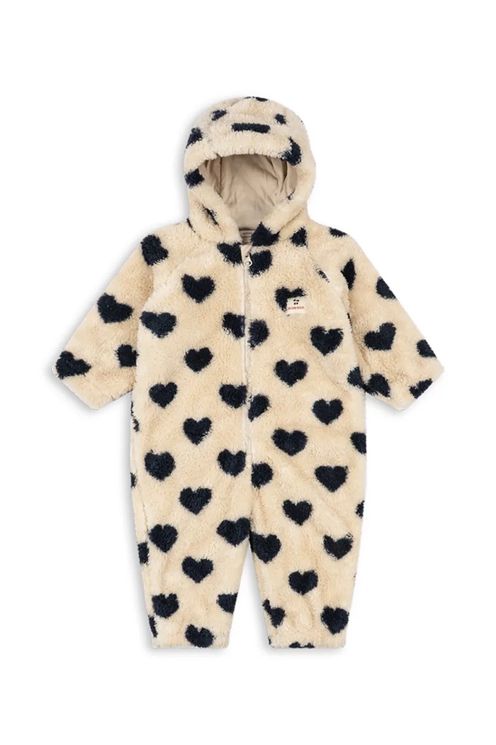 Konges Sløjd Kombinezon niemowlęcy COZY ONESIE GRS beżowy KS106431.9BY2