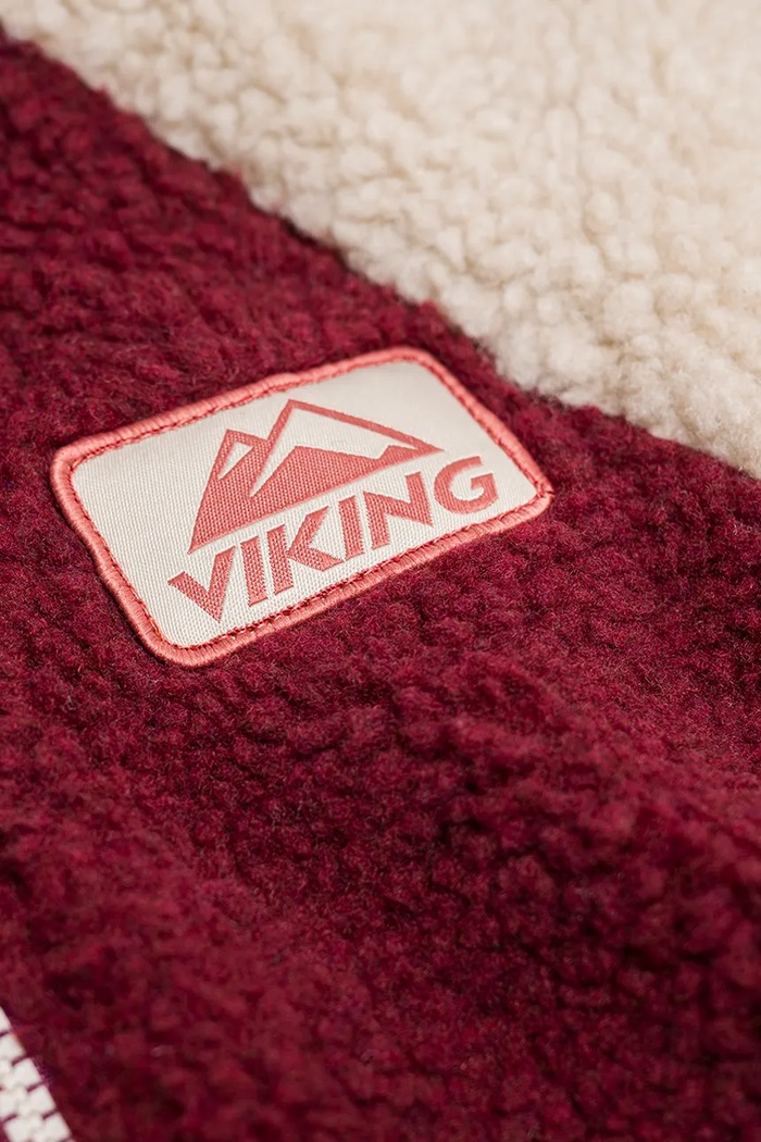 Kurtka dwustronna dziecięca Play Reversible Pile Jacket Viking Kids fioletowy 50.25035