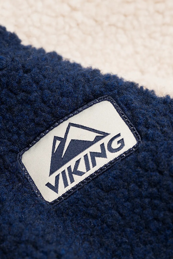 Kurtka dwustronna dziecięca Play Reversible Pile Jacket Viking Kids granatowy 50.25035