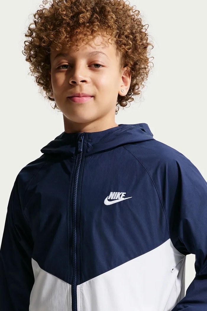 Kurtka sportowa dziecięca Nike Sportswear Windrunner Nike granatowy IF2821