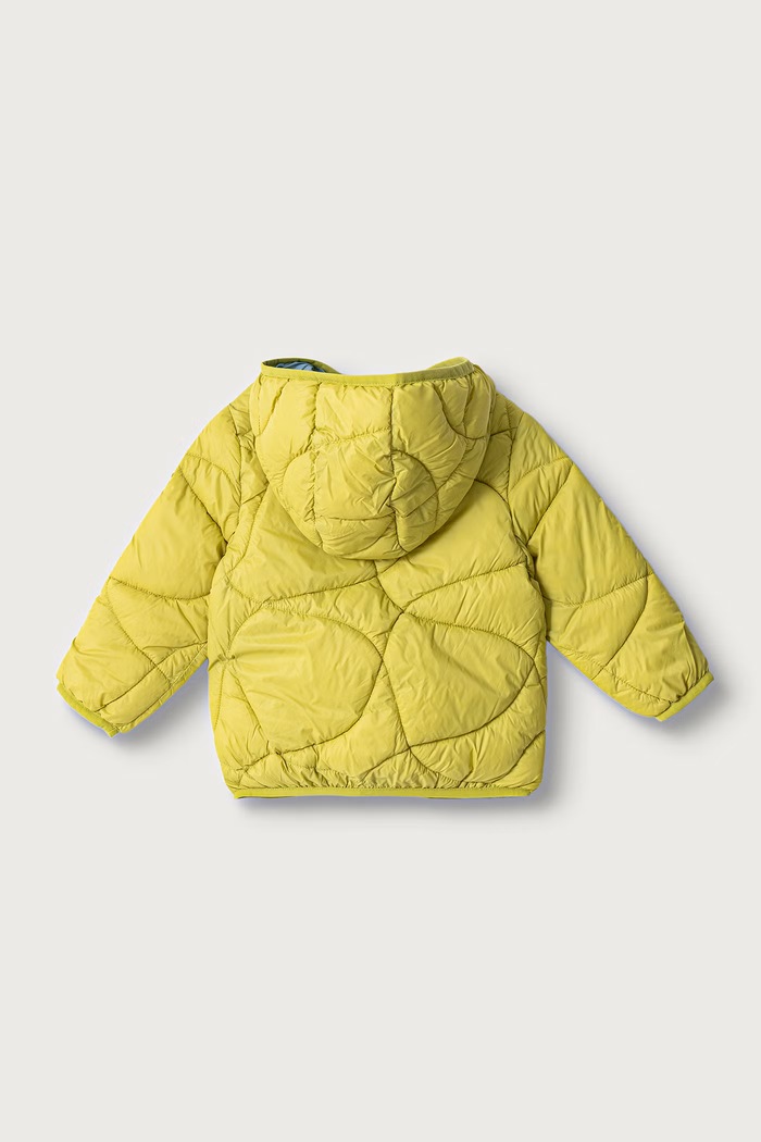 United Colors of Benetton Krótka kurtka dziecięca 2TWDGN04N.P.Seasonal zielony AW26