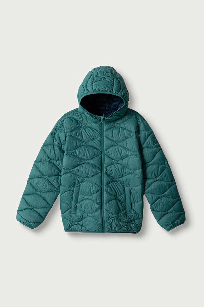 United Colors of Benetton Kratka jakna za djecu tirkizna 2TWDCN07G.G.Seasonal