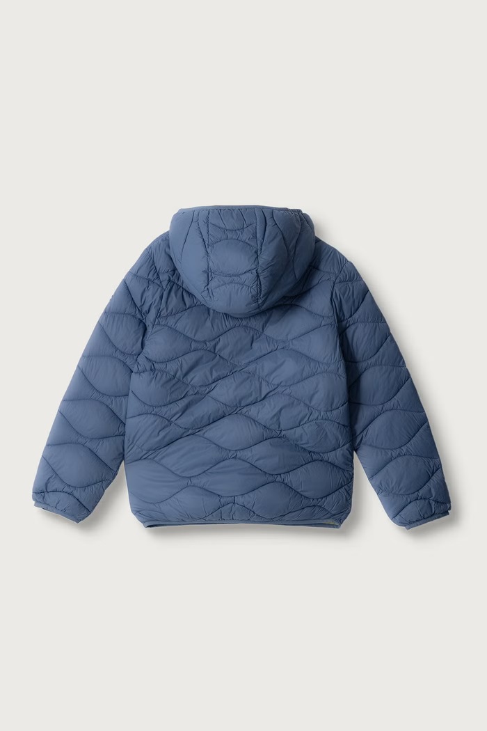 United Colors of Benetton Krótka kurtka dziecięca 2TWDCN07G.G.Seasonal niebieski AW26