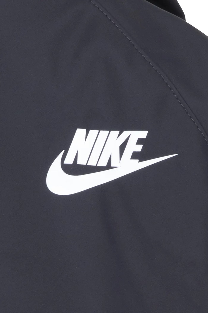 Αδιάβροχο μπουφάν παιδικό Nike μαύρο 86M108