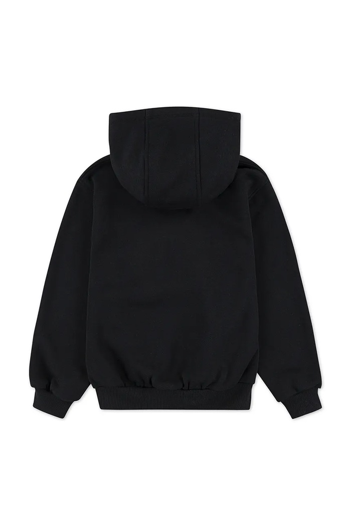 Chłopiec Nike Bluza rozpinana z kapturem dziecięca z bawełną 86L089 czarny