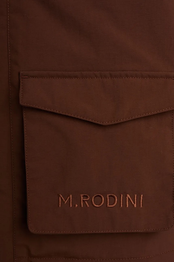 Parka dziecięca Mini Rodini brązowy 26710113