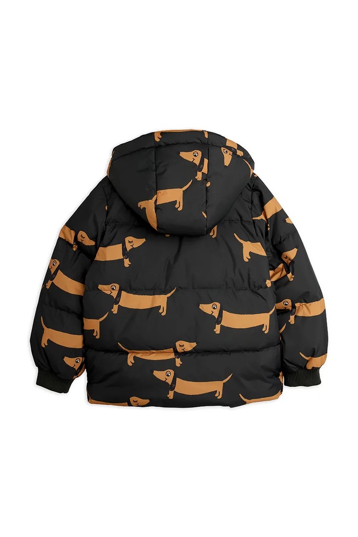 Mini Rodini Kurtka puchowa dziecięca Dog 11000384 czarny AW26