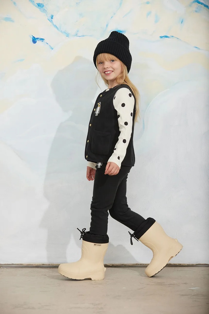 Mini Rodini Bezrękawnik dziecięcy polarowy Penguin 11000364