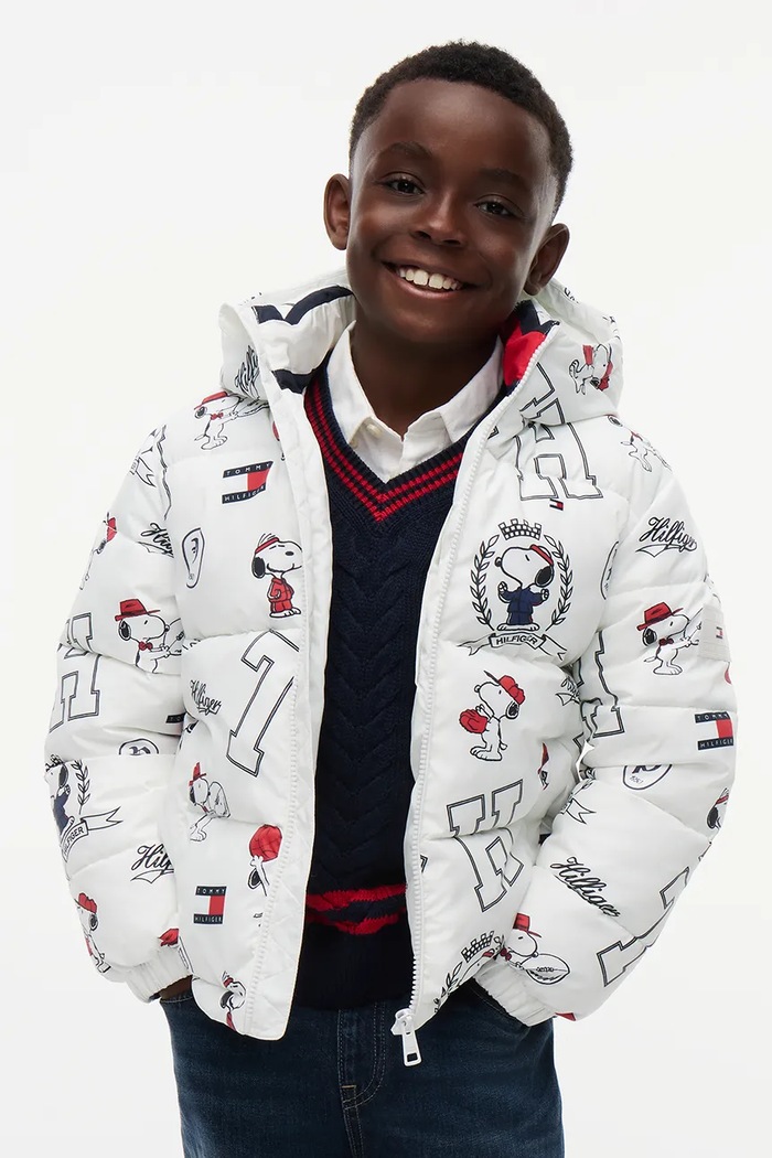 Tommy Hilfiger kurtka pikowana dziecięca KS0KS00762.128.176.9BY2 biały