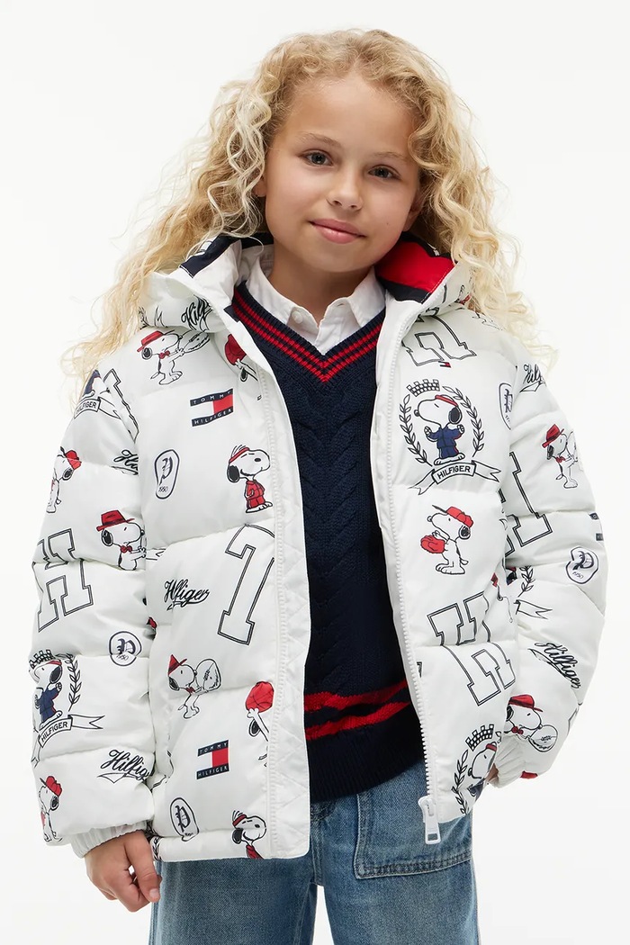 Tommy Hilfiger kurtka pikowana dziecięca biały KS0KS00762.74.122.9BY2