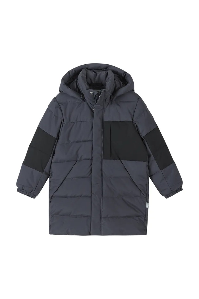 Reima Długa kurtka dziecięca Koskela 5100465A.9BY2 czarny AW26