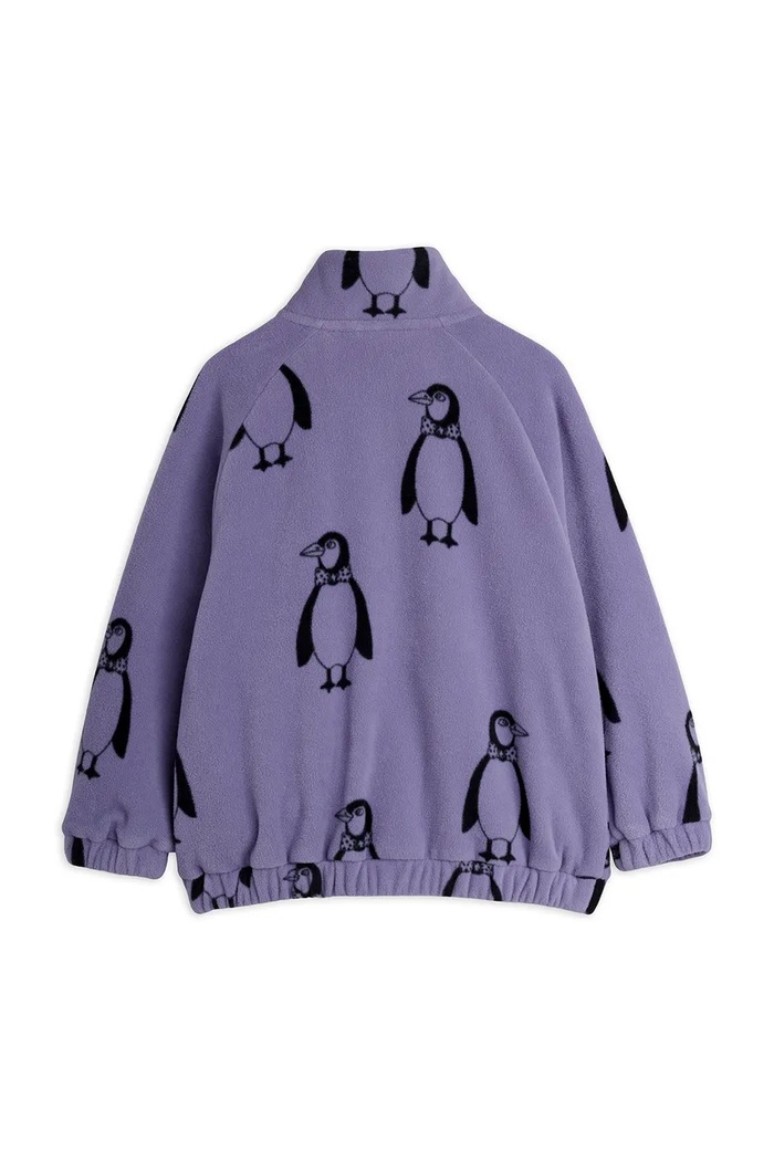Chłopiec Mini Rodini kurtka dziecięca polarowa Penguin 11000366 fioletowy