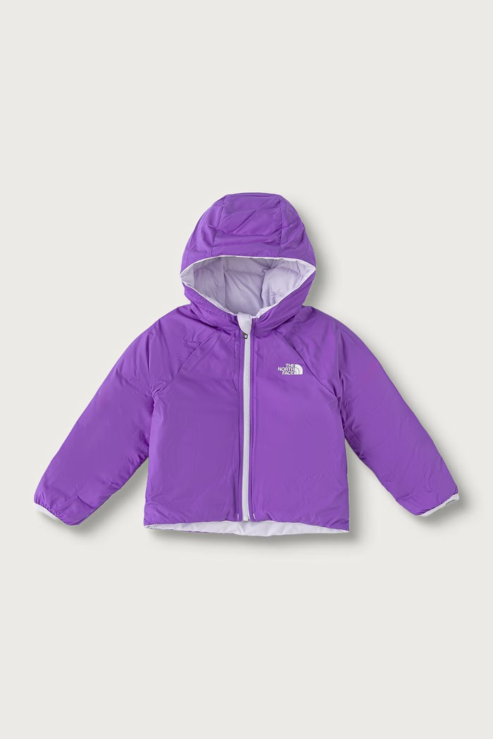 The North Face Kurtka dwustronna dziecięca KID REVERSIBLE PERRITO HOODED JACKET NF0A88VJNNO1 fioletowy AW26
