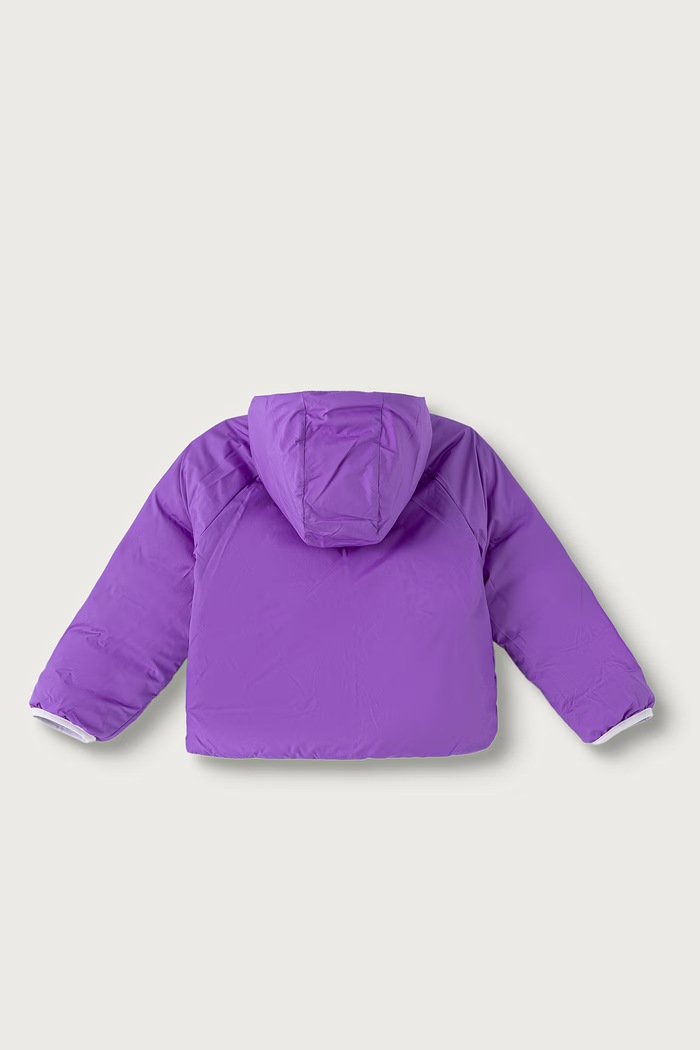 Kurtka dwustronna dziecięca KID REVERSIBLE PERRITO HOODED JACKET The North Face NF0A88VJNNO1 fioletowy
