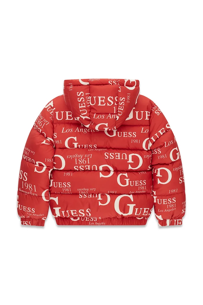 Guess Kurtka pikowana dziecięca H6BL05.W4160.9BY2 czerwony AW26