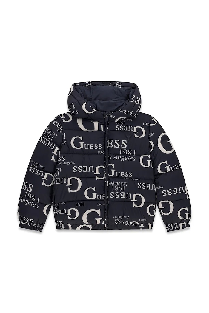 Guess Kurtka pikowana dziecięca granatowy H6BL05.W4160.9BY2