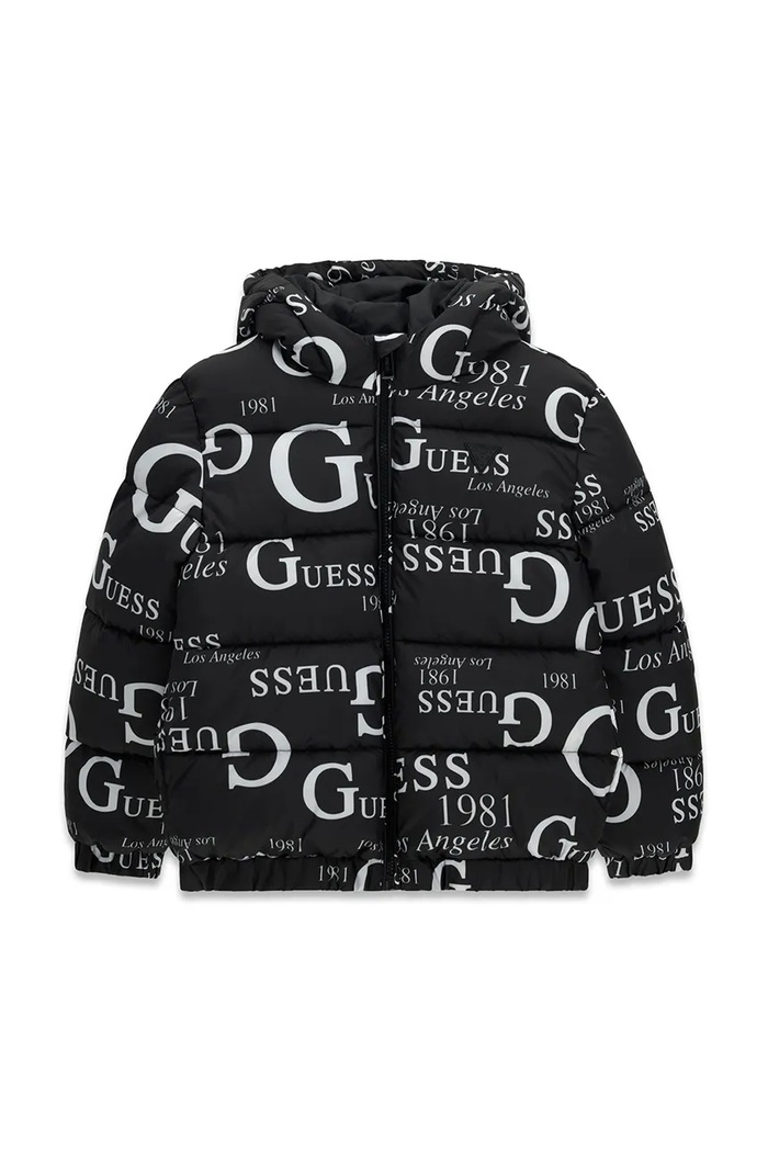 Guess Kurtka pikowana dziecięca czarny H6BL05.W4160.9BY2