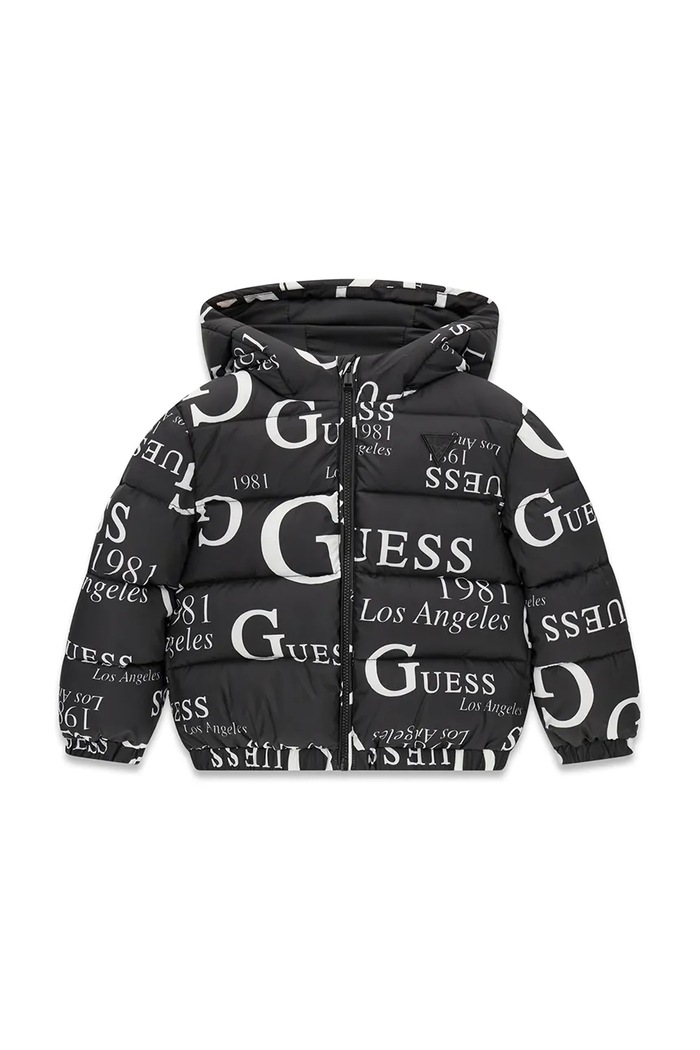 Guess Kurtka pikowana dziecięca czarny H6BL03.W4100.9BY2
