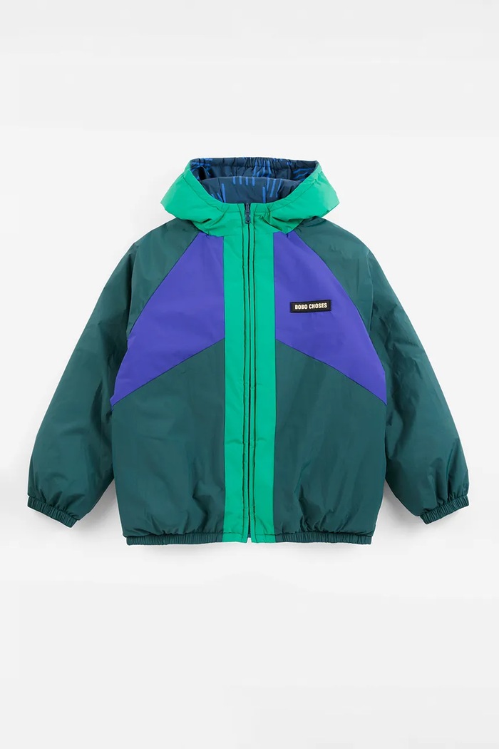 Bobo Choses Giacca per bambini Almost Moiré 226AC099 verde AW26